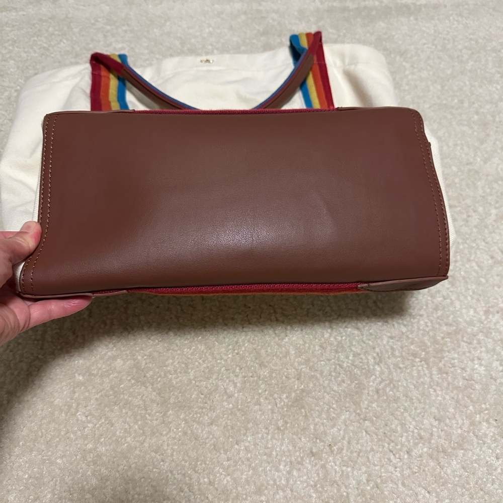 Anya Hindmarch Rainbow Smiley Face Emoji Tote Bag Gem